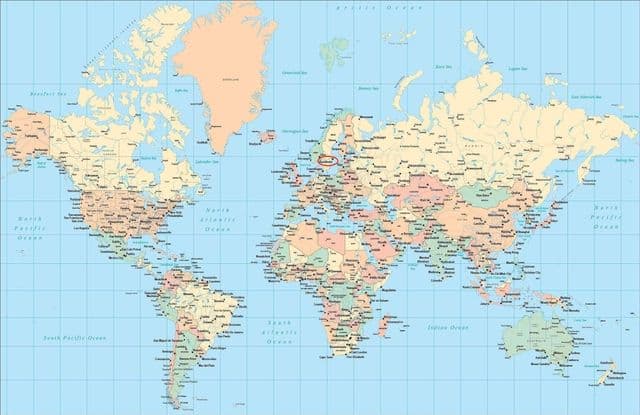 Locatie Stockholm op de wereldkaart